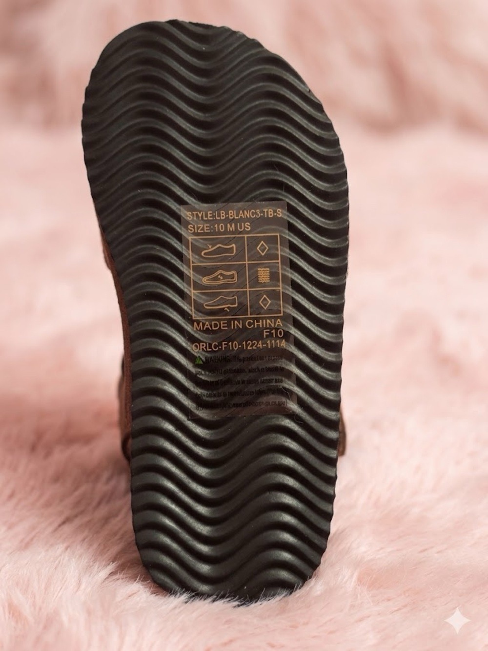 NWT Lucky Brand Toddler Blanc Cork Sandals Brown Size 10 - Picture 3 of 4